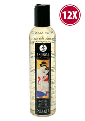 SHUNGA MASSAGE OIL DES 250 - 12 PCS