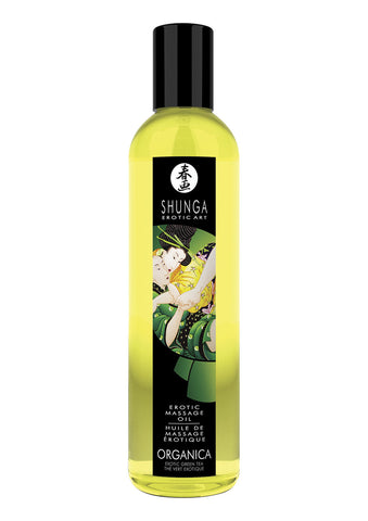 SHUNGA MASSAGE OIL GREEN TEA ORGANI