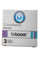 TABOOM CONDOMS 3 PACK