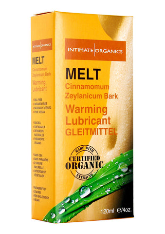 INT ORGANIC MELT WARM LUBE 120ML