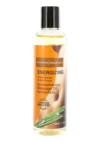 INT ORGANICS MASSAGEOIL ENERG 120ML