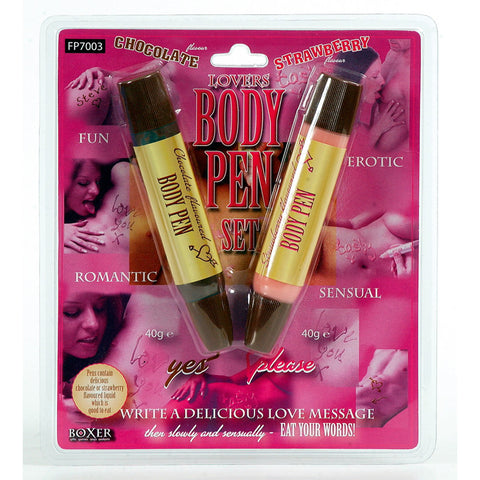 BODY PEN 2PCS SET CHOC/STRAWB