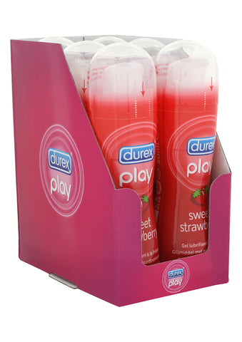 DUREX PLAY STRAWBERRY 50 ML (6 PCS)